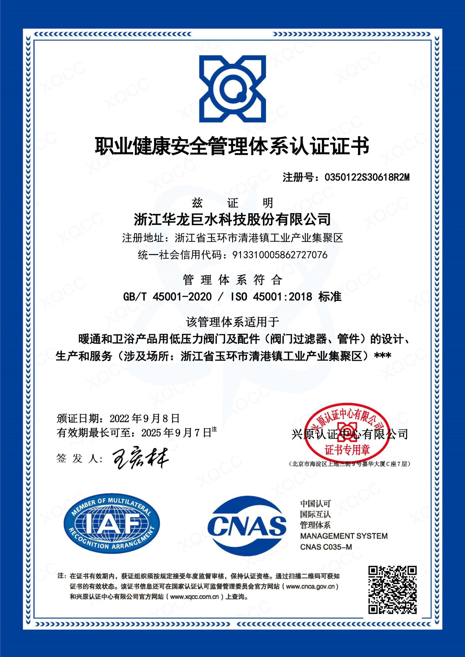 ISO 45001 中文
