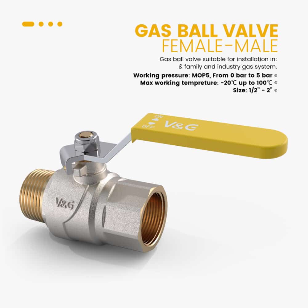 DVGW Approved Gas Ball Valve