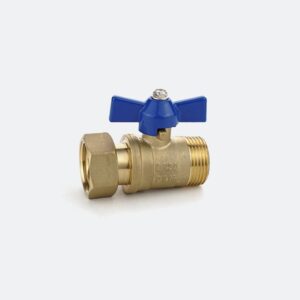 Brass ball valve with union