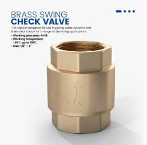 Check Valve Brass core valve