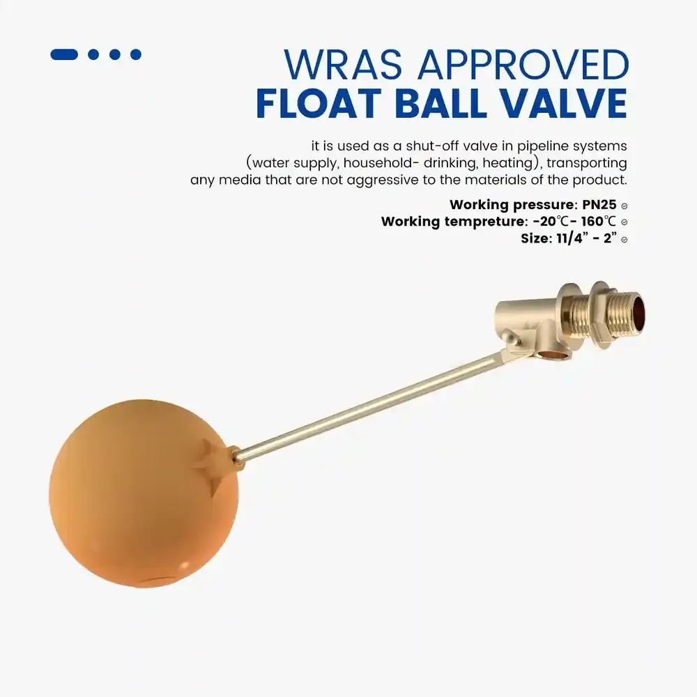 WRAS Approved Float Ball Valve