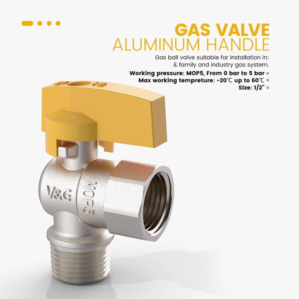 Aluminium handle Gas valve
