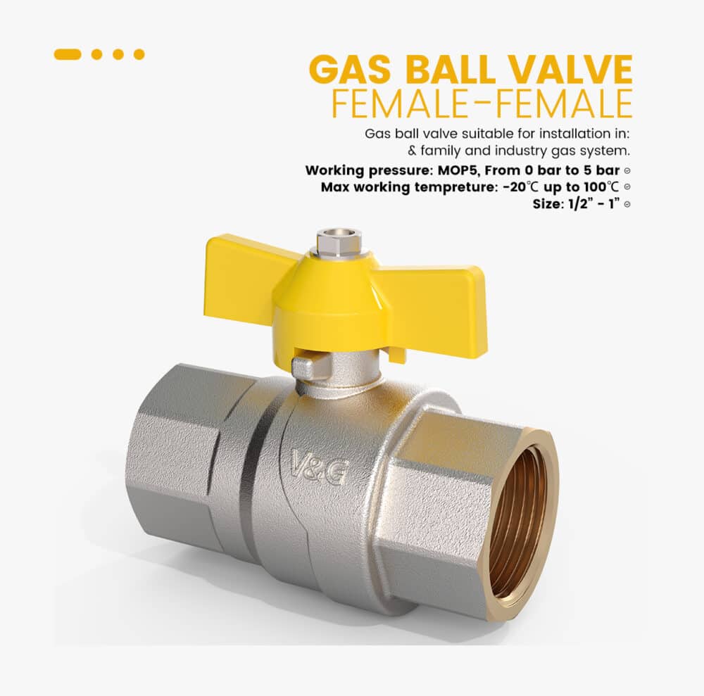 DVGW Approved Gas Ball Valve
