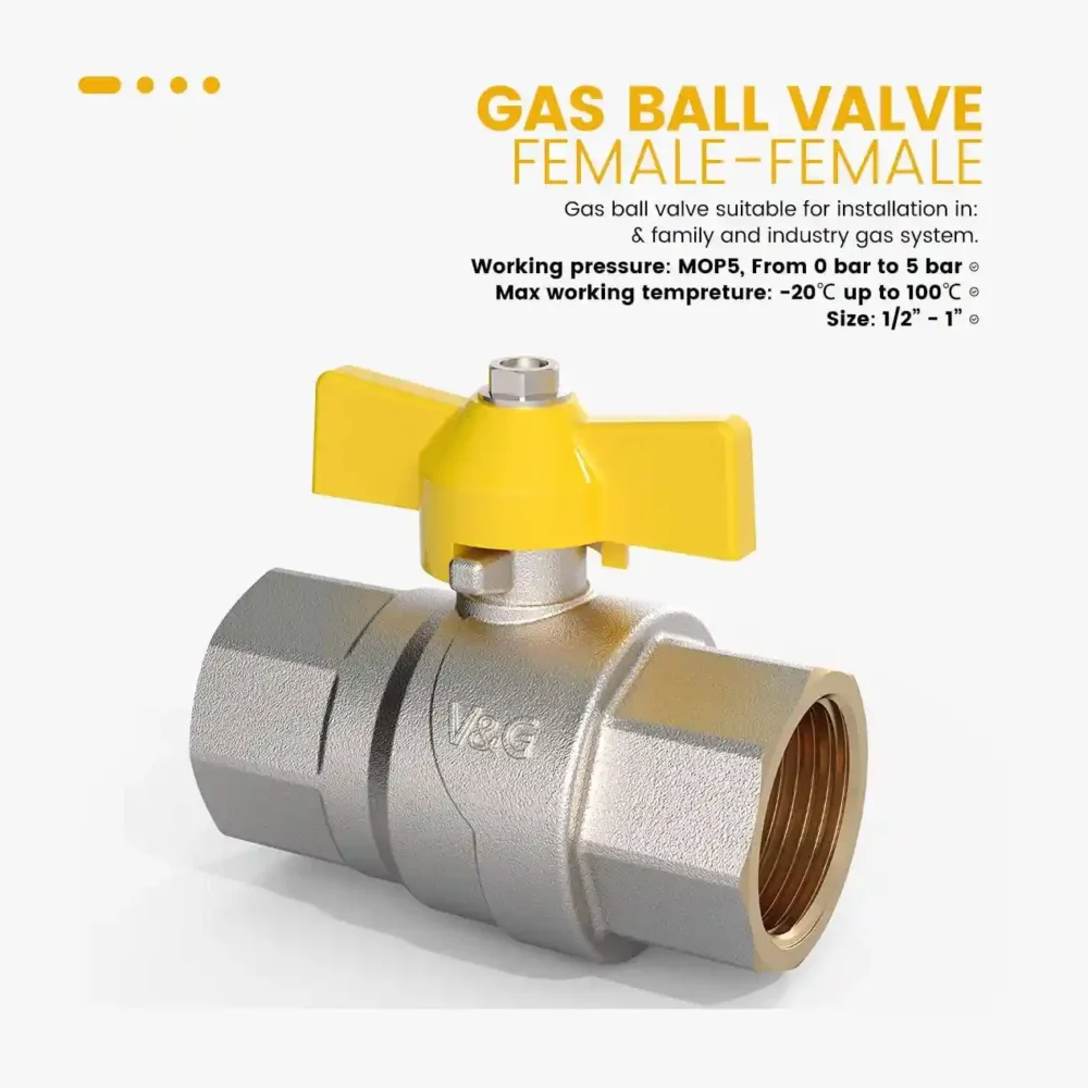 DVGW Approved Gas Ball Valve