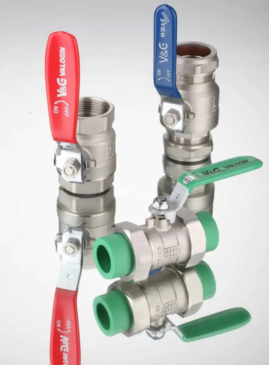 Different types of ball valve.