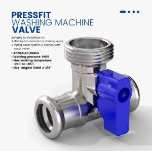 Press-fit Washing Machine Valve Annealed Brass