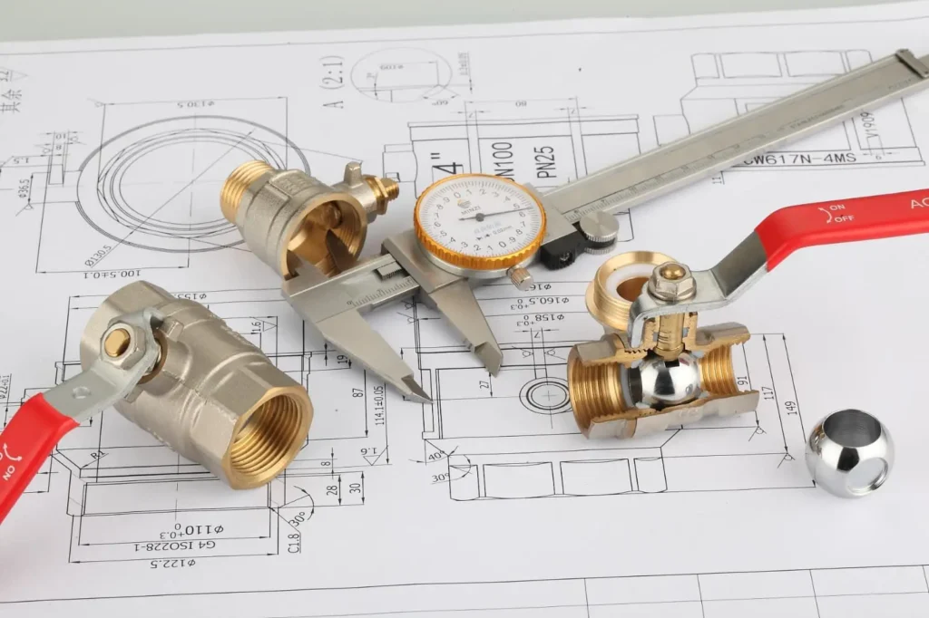 A Ball Valve And some Intro About them and a Vernier Caliper With a timer.