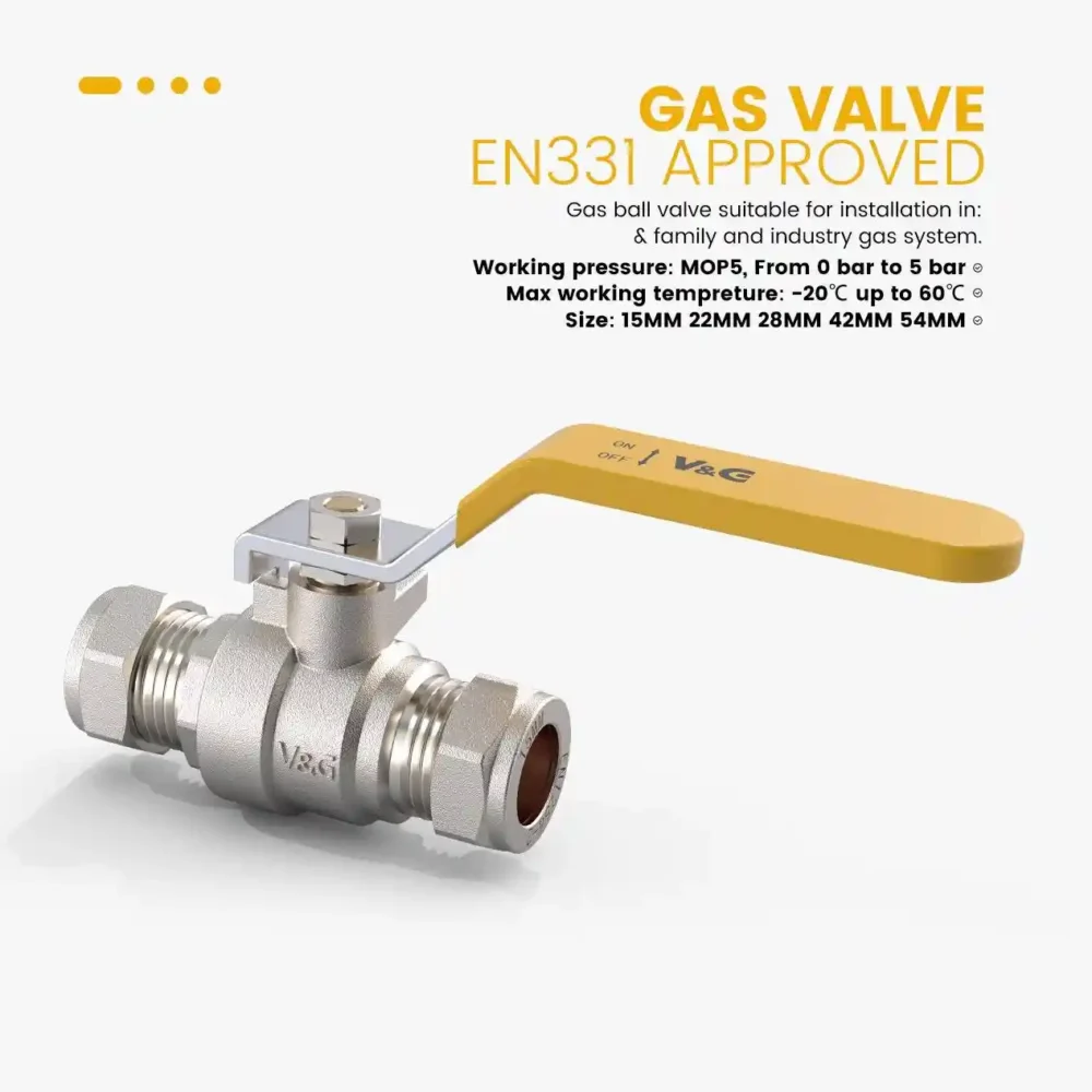 K3 Valvula Insercion 1/2X1/2 Durman K3260 (Gas Valve EN331 Approved)