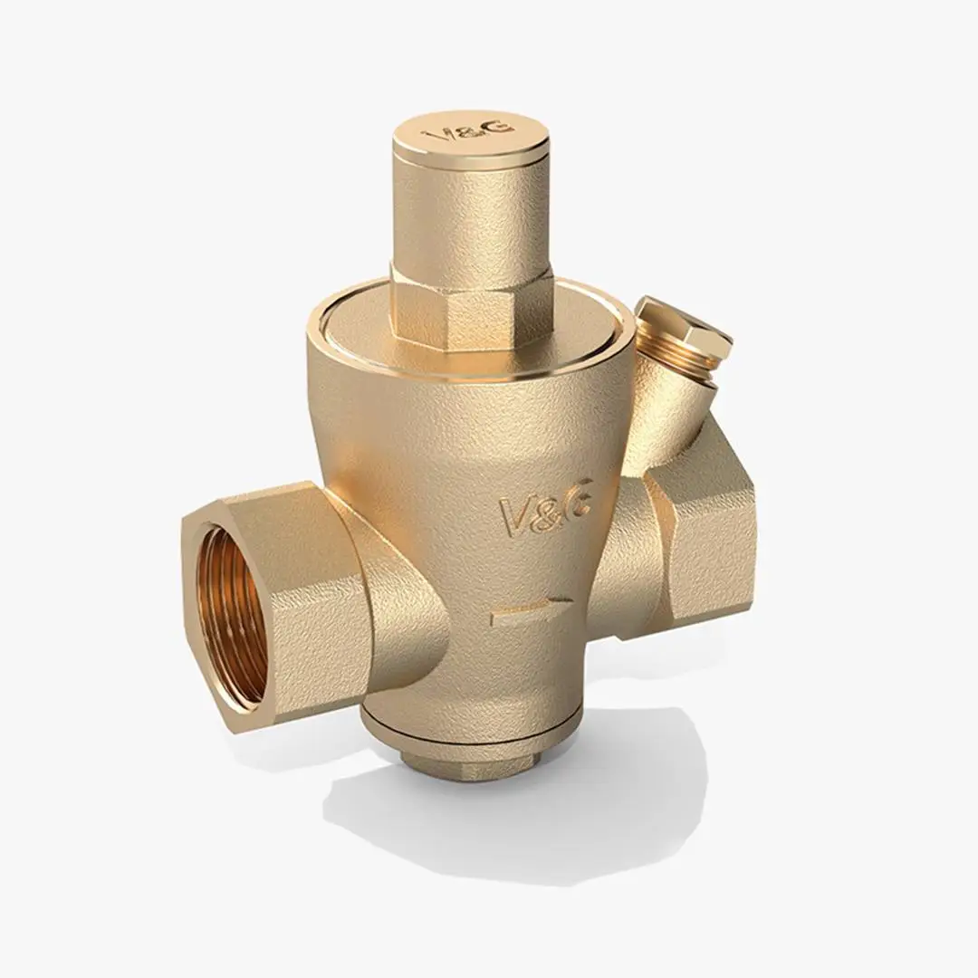 Press-Reduce Valve with V&G logo.
