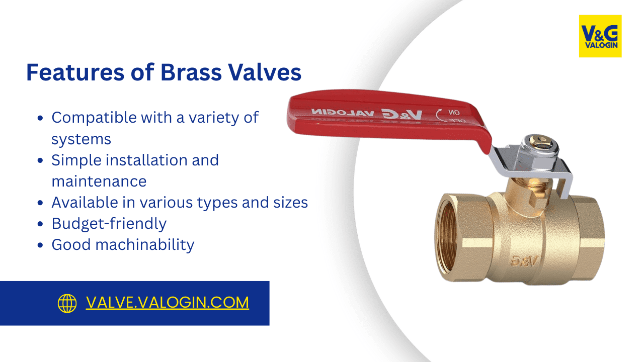 brass ball valve with some described features on it.