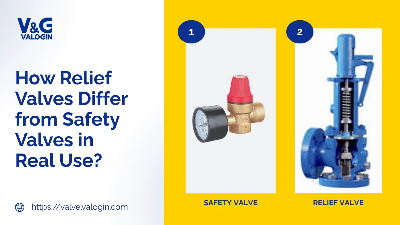 How Relief Valves Differ from Safety Valves in Real Use