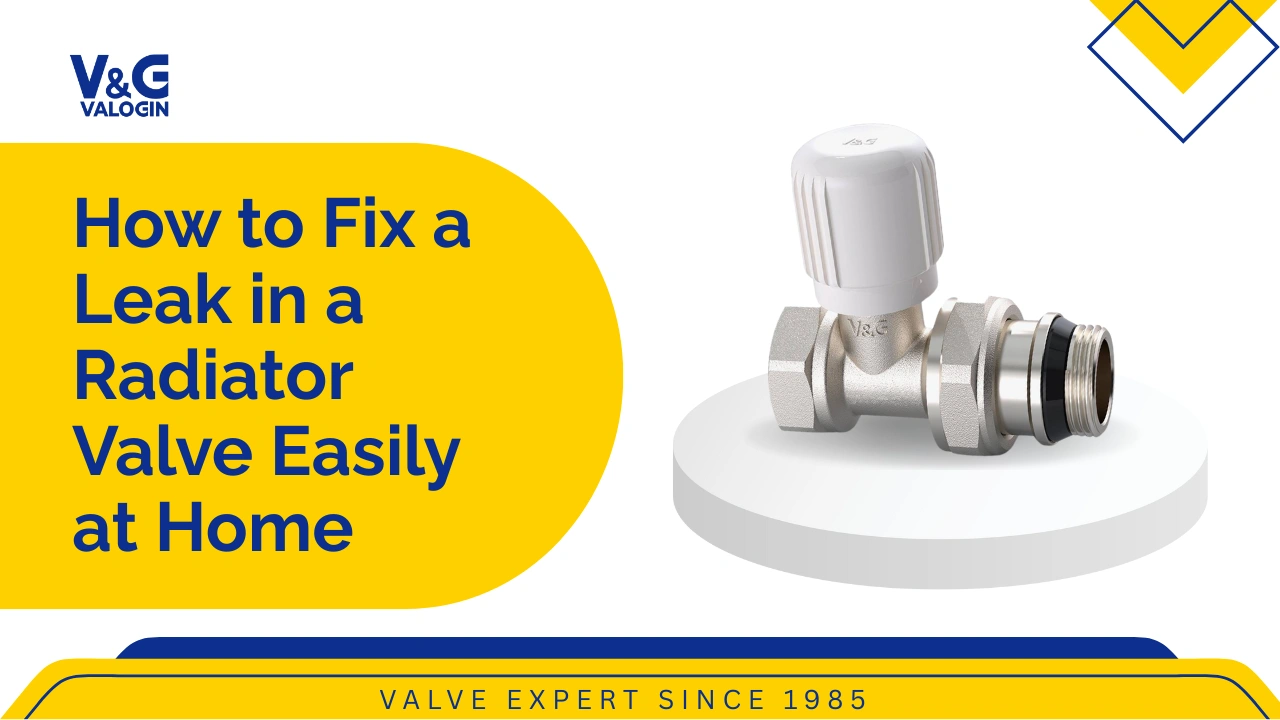 How to Fix a leak in a Radiator Valve Easily at home.
